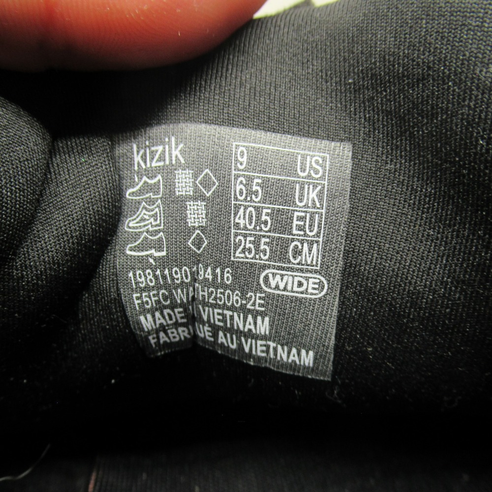 Kizik Women 9 2E Wide Walking Shoe Black Hands Free Slip On Lightweight Athletic - Picture 9 of 16